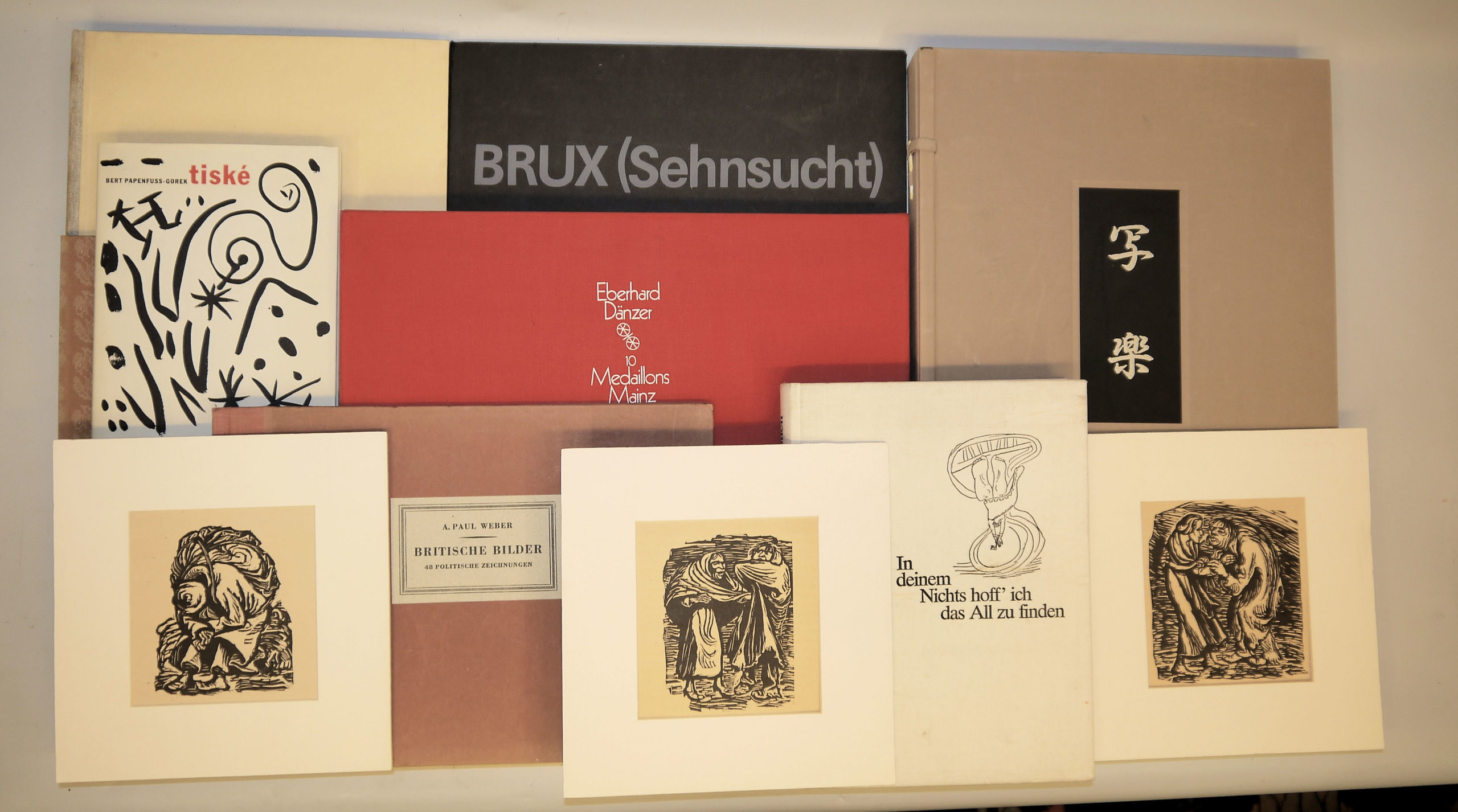 0214-Kunstantiquarischer Nachlass: Ernst Barlach, Michel Cadoret, Max Beckmann, Eberhardt Dänzer, Simon Dittrich, A.R. Penck, Jörg Sonntag, A.P. Weber & Toshusai Sharaku - Image 5
