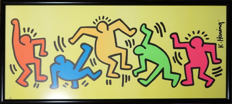 keith haring dancing people