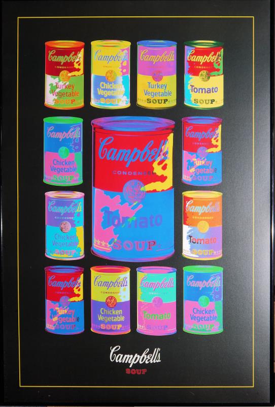 0407 Andy Warhol Foundation For The Visual Arts Inc 2 Blech Suppendosen Campbells Tomato Soup Farboffset Litho Campbell S Soups Galeriegerahmt K K Auktionen In Heidelberg