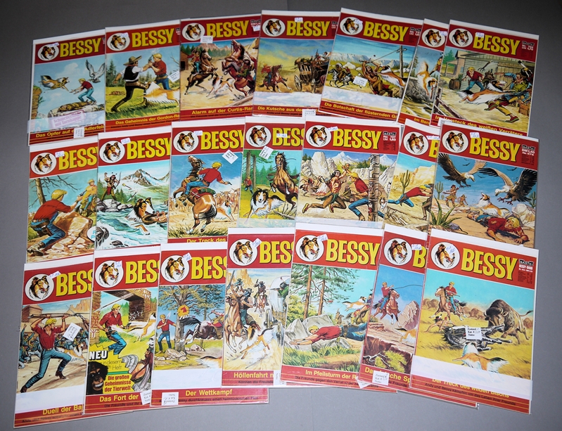 0070Bessy, Bastei Verlag, 41 Hefte, Z 12 K&K Auktionen in Heidelberg