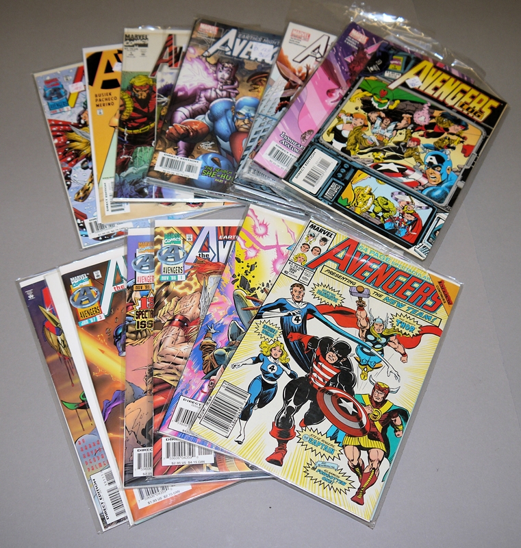 0387USA Comics Avengers, Marvel Comics, 43 Hefte, 19882004, Z 01
