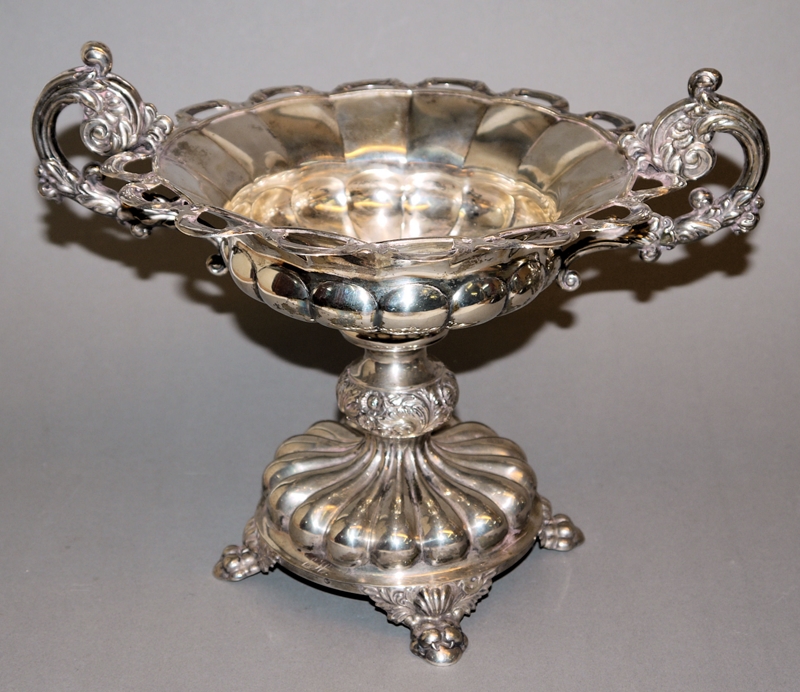 0650Silberner Tafelaufsatz, Berlin um 1820 K&K Auktionen in Heidelberg