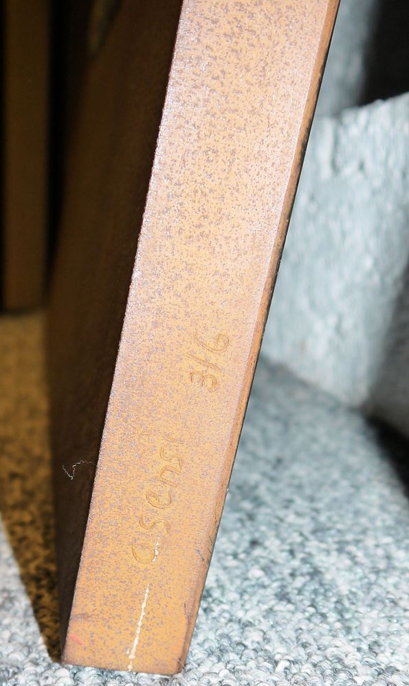 0016-Enrique Asensi, Ohne Titel, Wandplastik aus Granit und Corten-Stahl - Image 2