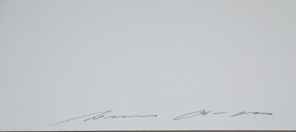 0025-Werner Berges, Gesichter, 3 Siebdrucke, einmal signiert - Image 2