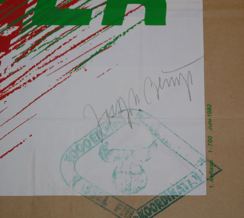 0027-Joseph Beuys, "7000 Eichen Kunstdünger", sign. Multiple, documenta 7 (1982) in sehr guter Erhaltung - Image 2