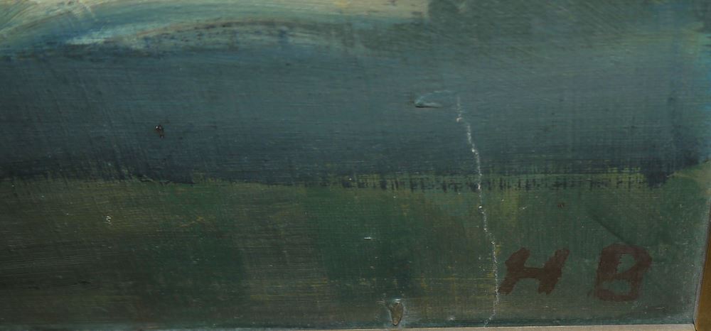 0029-Herluf Bidstrup, Stillleben, großes Ölgemälde, gerahmt - Image 2