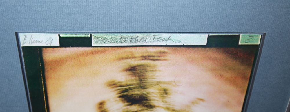 0030-Anna und Bernhard Blume, "Frohes Fest", dreiteilige Sequenz von 1981, 3 x Laserdruck, gerahmt - Image 4