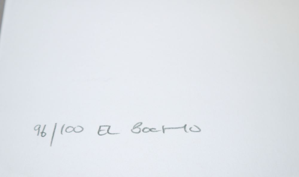 0032-El Bocho, "Girl With Red Jacket", signierter Fine Art Print - Image 3