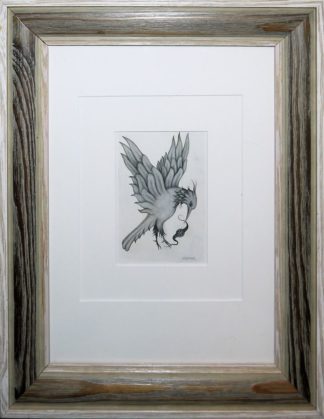 0036-Arik Brauer, "Schiess nicht auf die Blume", signierter Offset, gerahmt