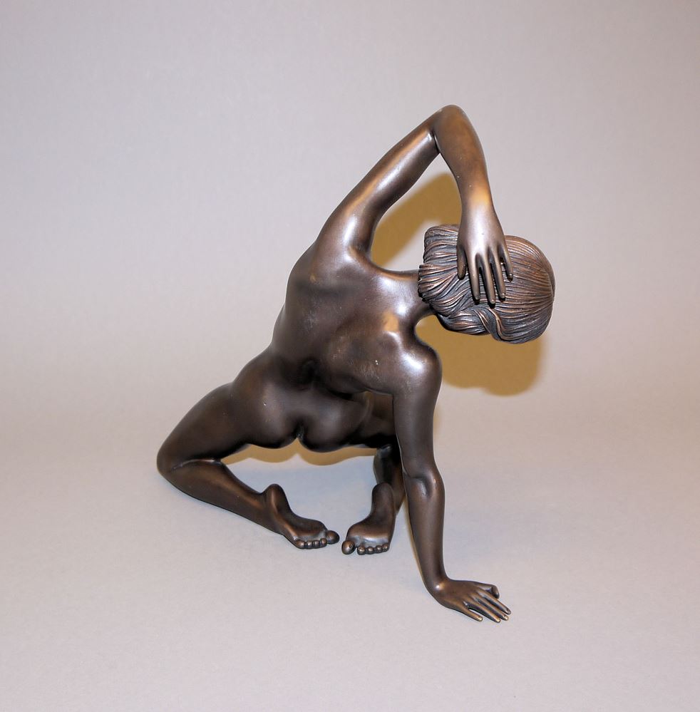 0039-Arno Breker, "Grazie" Weiblicher Akt, Bronzeplastik von 1979 – Bild 2