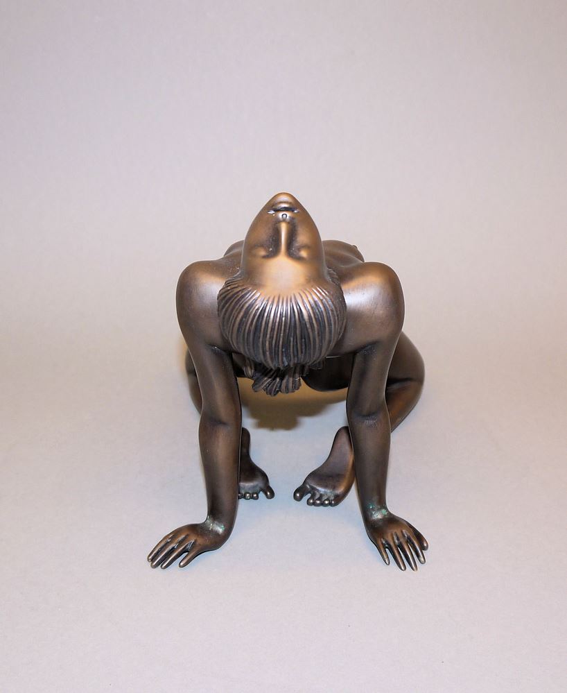 0040-Arno Breker, "Junge Venus" Weiblicher Akt, Bronzeplastik – Bild 3
