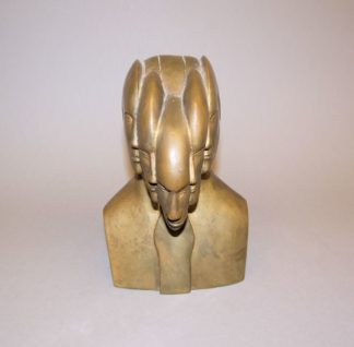 0043-Lutz Brockhaus, "Kopfbewegung", Bronzeplastik von 1970