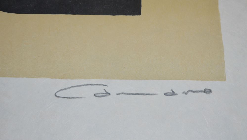0057-Alexander Camaro, Ohne Titel, 2 signierte Farblithographien – Bild 2