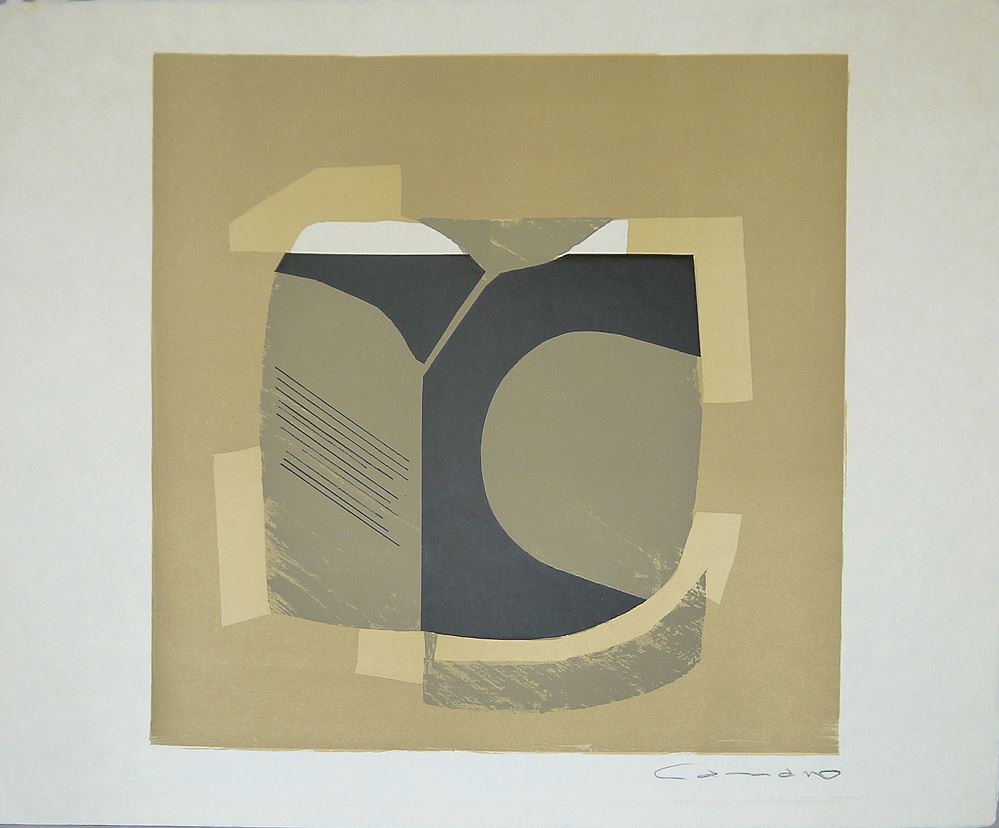 0057-Alexander Camaro, Ohne Titel, 2 signierte Farblithographien – Bild 3