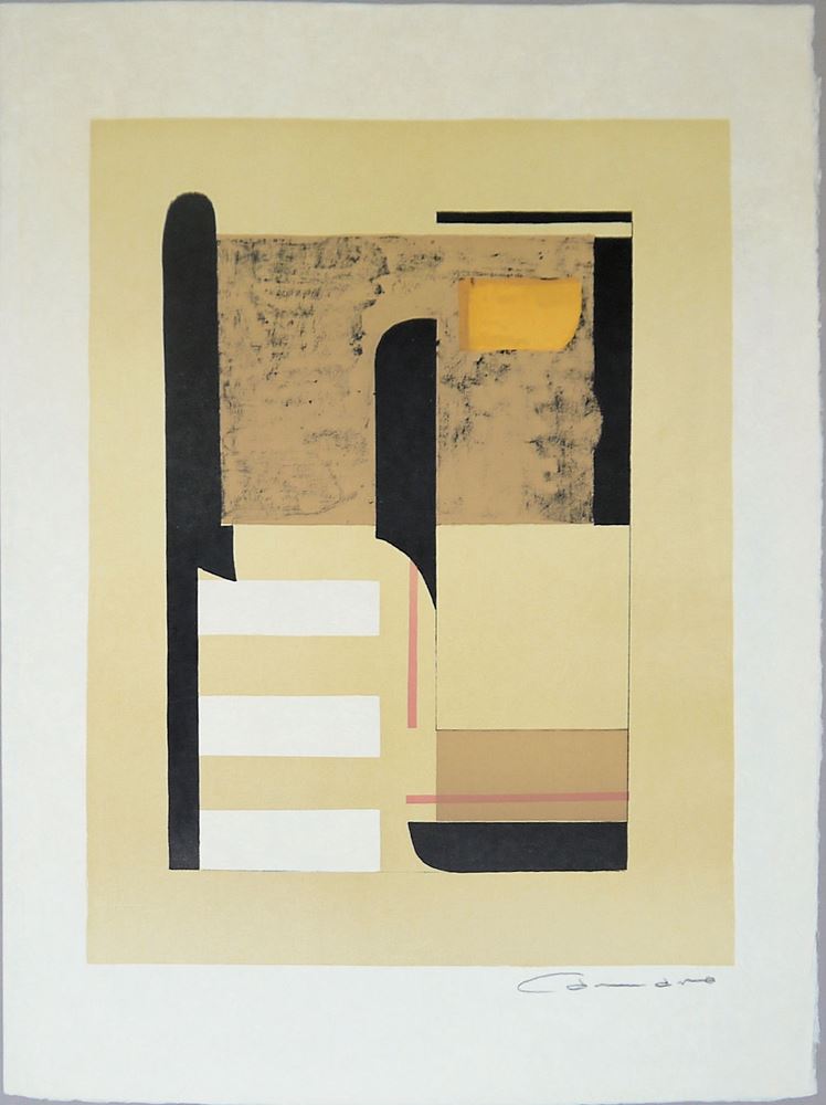 0057-Alexander Camaro, Ohne Titel, 2 signierte Farblithographien – Bild 4