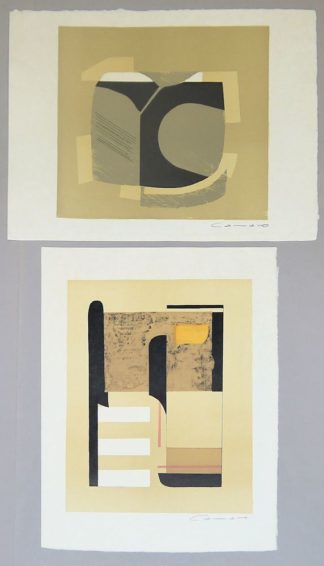 0057-Alexander Camaro, Ohne Titel, 2 signierte Farblithographien