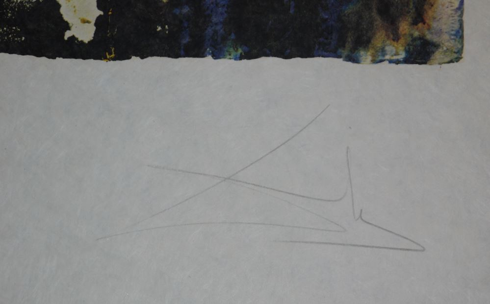 0090-Salvador Dalí, "Le Cavalier triomphant", signierte Farblithographie mit Prägung von 1973 - Image 2