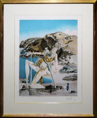 0092-Salvador Dalí, Le Spectre du Sex Appeal, signierte Farblithographie, galeriegerahmt