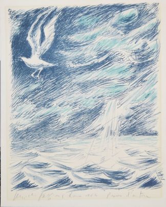 0122-Pericle Fazzini, Sammlungs- Nachlass mit 9 großen Zeichnungen sowie 9 Radierungen & 2 Lithographien, meist 1960er Jahre, meist sign. (Selbstbesichtigung empfohlen)