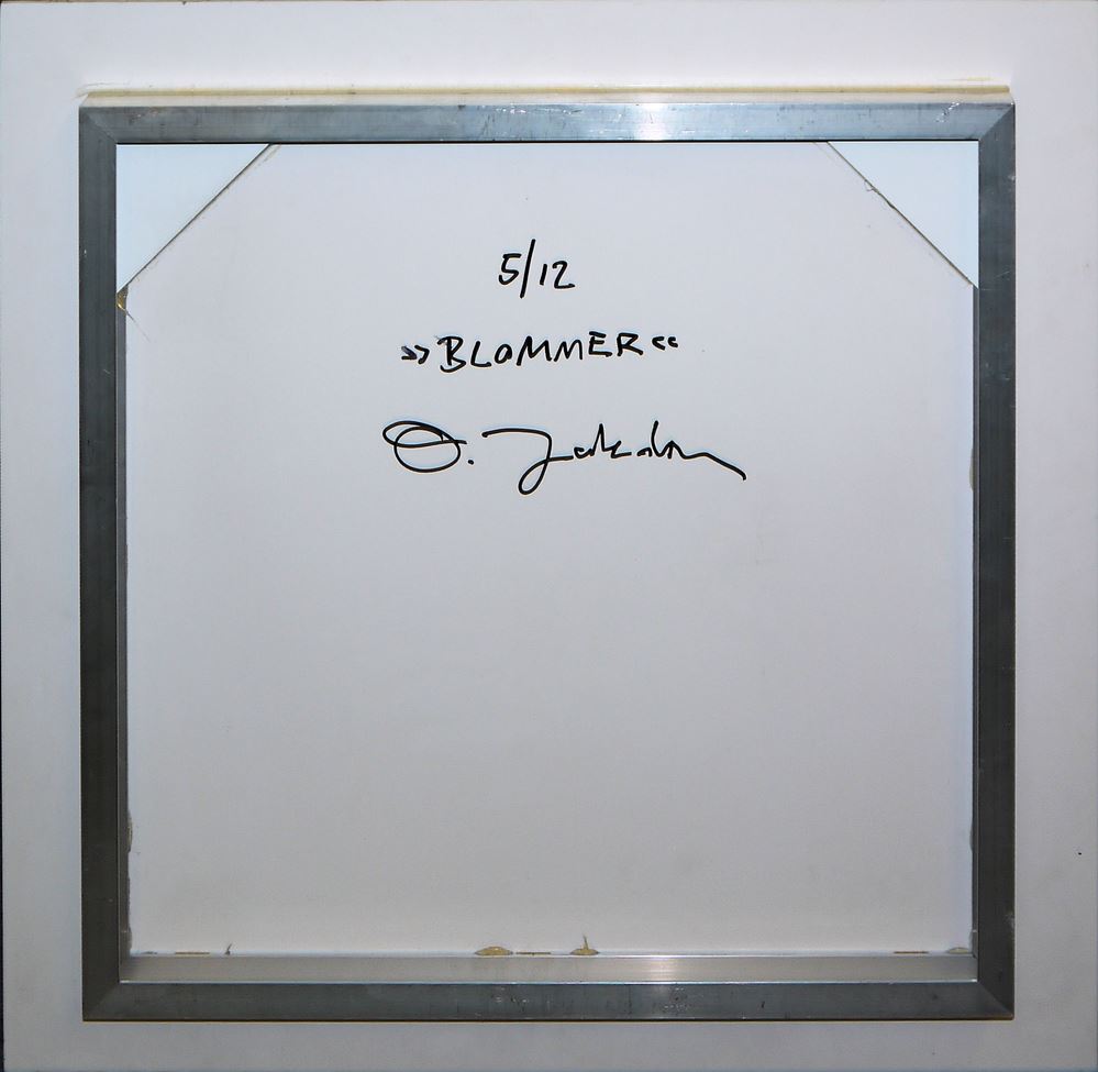 0128-3 x Fotokunst: Horst Hamann, "World Trade Center aus New York Vertical", 1994/2001 & Ole Jakobsen, "Blommer", zwei Diasec-Farbfotografien, Multiples, in Galerierahmung, alle 3 Arbeiten sign. – Bild 2