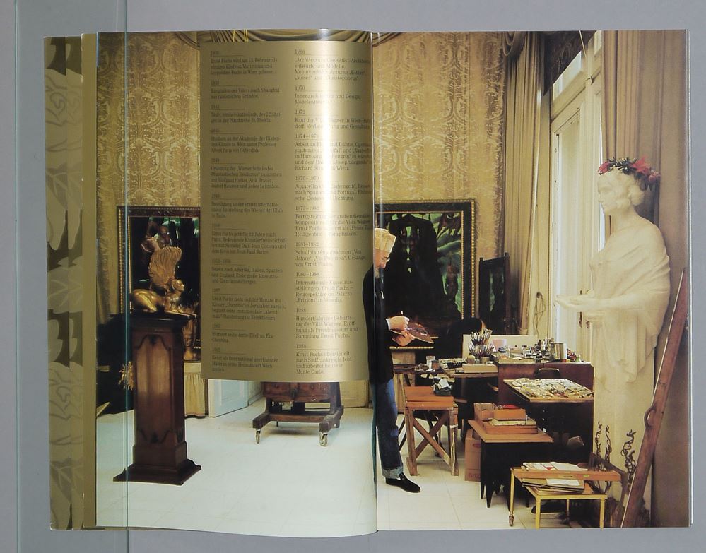 0138-Ernst Fuchs, "Villa Wagner", hochwertiger Bildband mit handsignierter Grafik – Bild 2