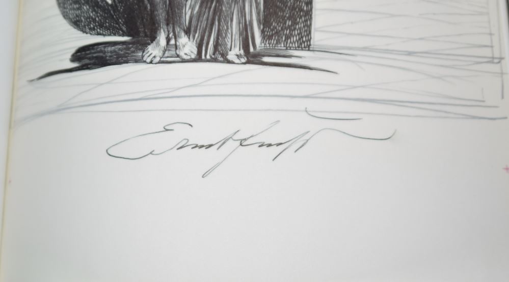 0138-Ernst Fuchs, "Villa Wagner", hochwertiger Bildband mit handsignierter Grafik – Bild 4