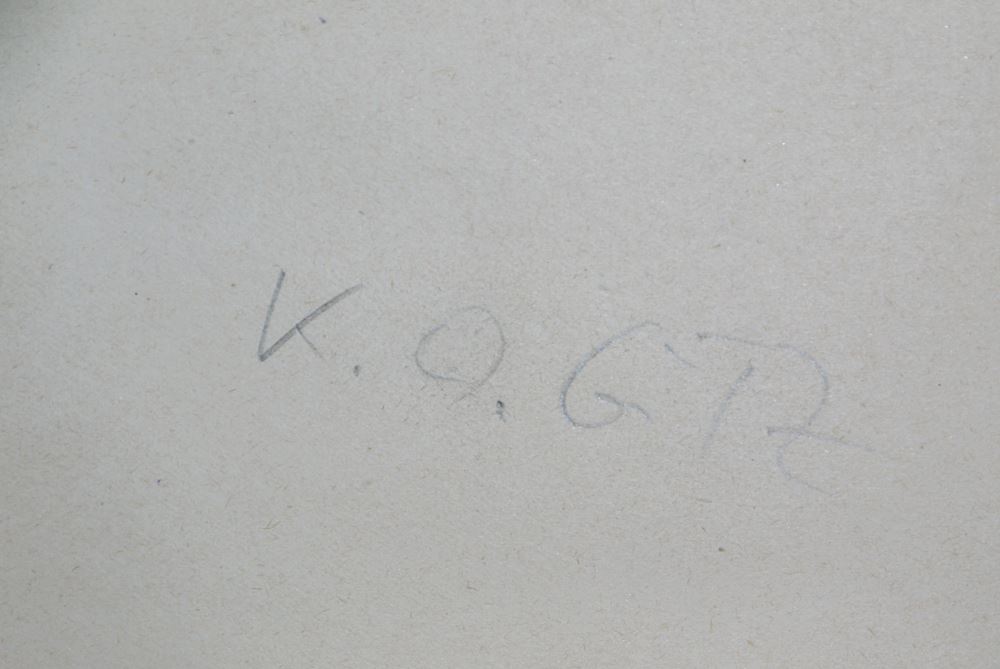 0147-K.O. Götz zugeschr., Ohne Titel, Gouache laviert um 1960 - Image 2