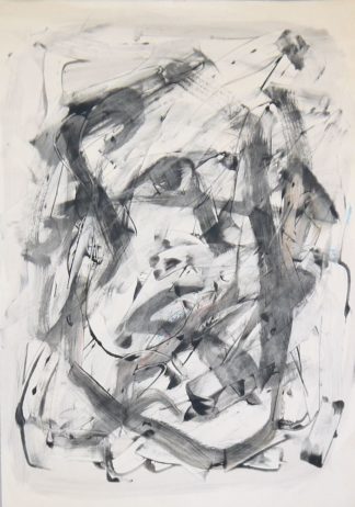 0147-K.O. Götz zugeschr., Ohne Titel, Gouache laviert um 1960