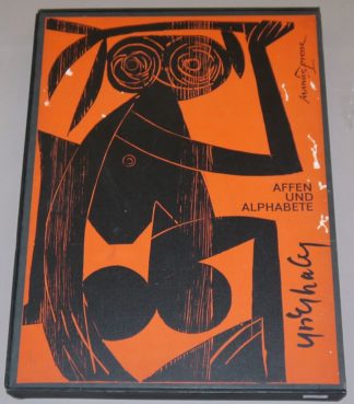 0162-HAP Grieshaber, "Affen und Alphabete", sign. Ex., Manuspresse 1962 & Mac Zimmermann, Surreale himmlische Wesen, sign. & kolor. Radierung aus "Ovids Metamorphosen"
