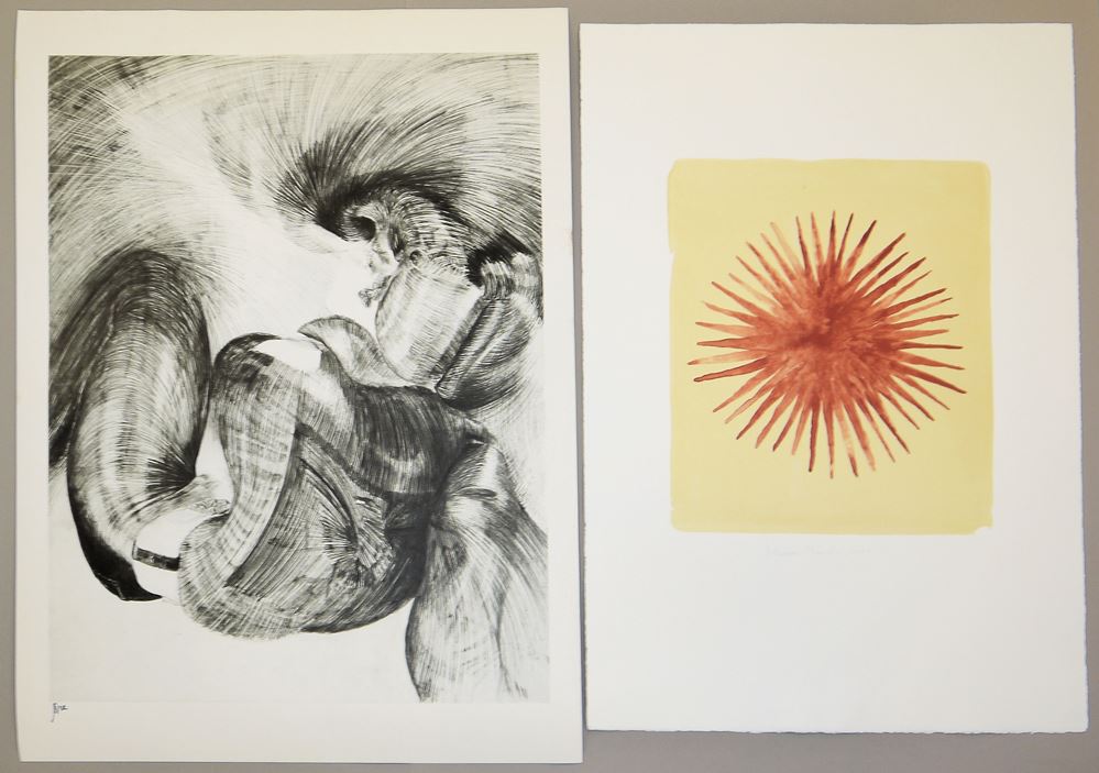0163-Graphikkonvolut mit 10 Arbeiten Griffelkunst und einem Plakat v. Horst Janssen, alle signiert - Image 2