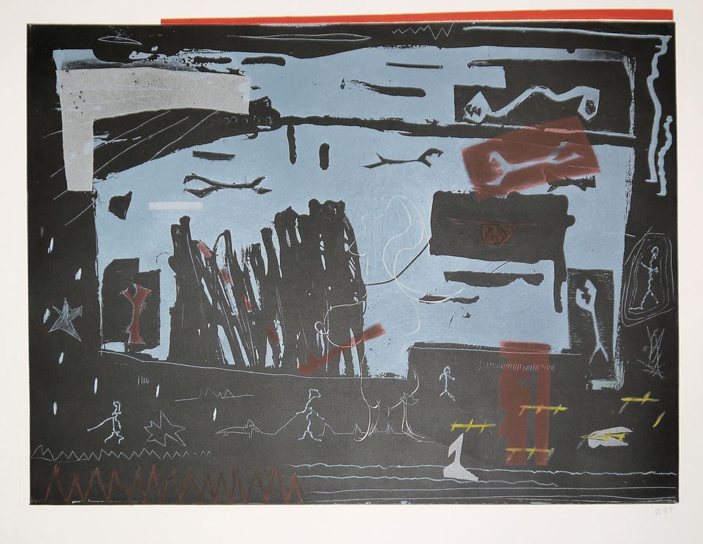 0163-Graphikkonvolut mit 10 Arbeiten Griffelkunst und einem Plakat v. Horst Janssen, alle signiert - Image 3