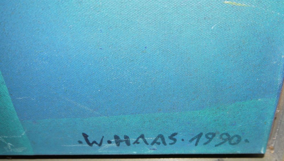 0170-Willibrord Haas, Sammlungsnachlass mit einem Ölgemälde und 5 signierten Druckgraphiken - Image 2
