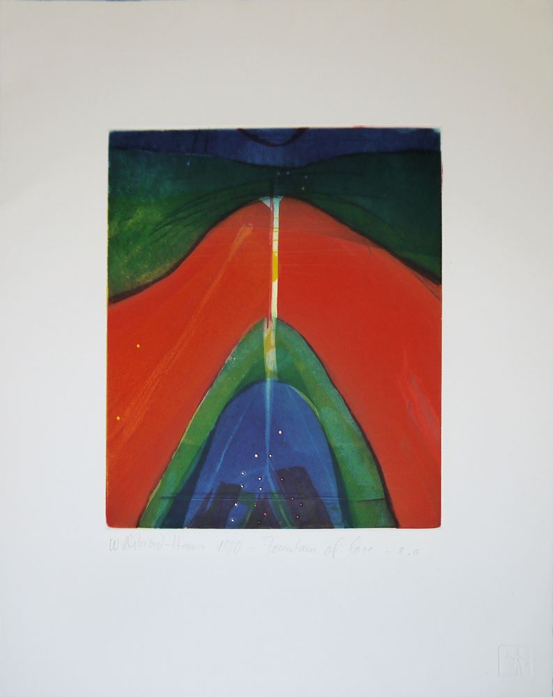 0170-Willibrord Haas, Sammlungsnachlass mit einem Ölgemälde und 5 signierten Druckgraphiken - Image 6