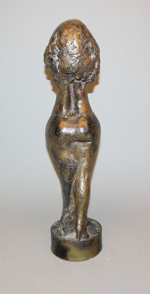 0194-Richard Heß, Halbakt, Bronzeplastik - Image 2
