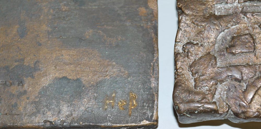 0200-Richard Heß, "Spiegel" und In der Bar, zwei Bronzereliefs - Image 2