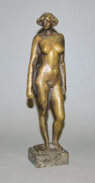 0208-Christian Höpfner, Stehender Akt, Bronzeplastik