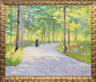 0219-Unbekannter Künstler, Impressionistische Landschaft, Ölgemälde