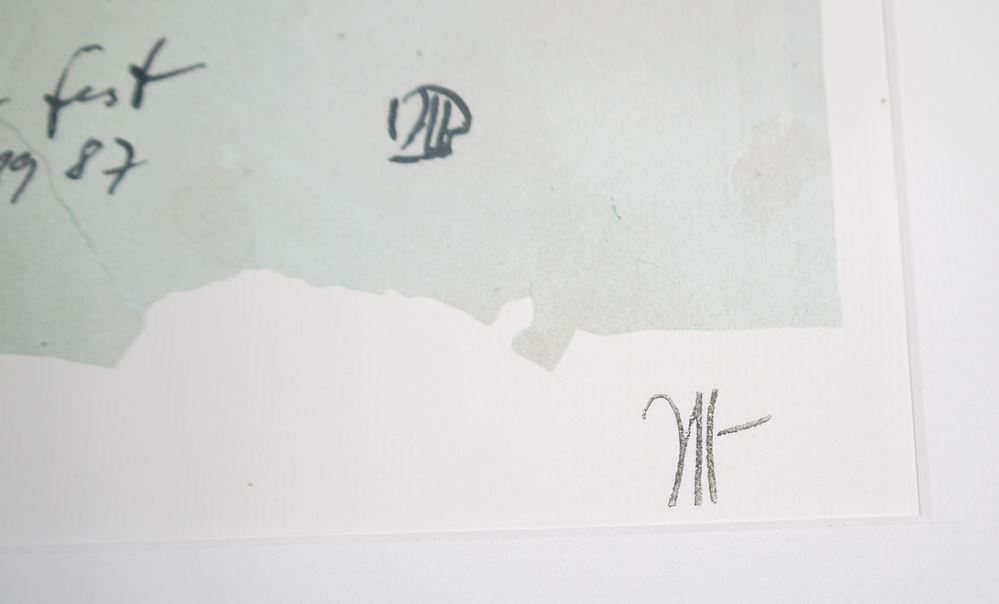 0222-Horst Janssen, 3 sign. Graphiken, u.a. Selbstbildnis von 1980 – Bild 7