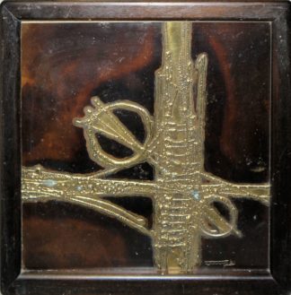 0230-Manfred Jung, Abstrakte Komposition, Relief von 1972