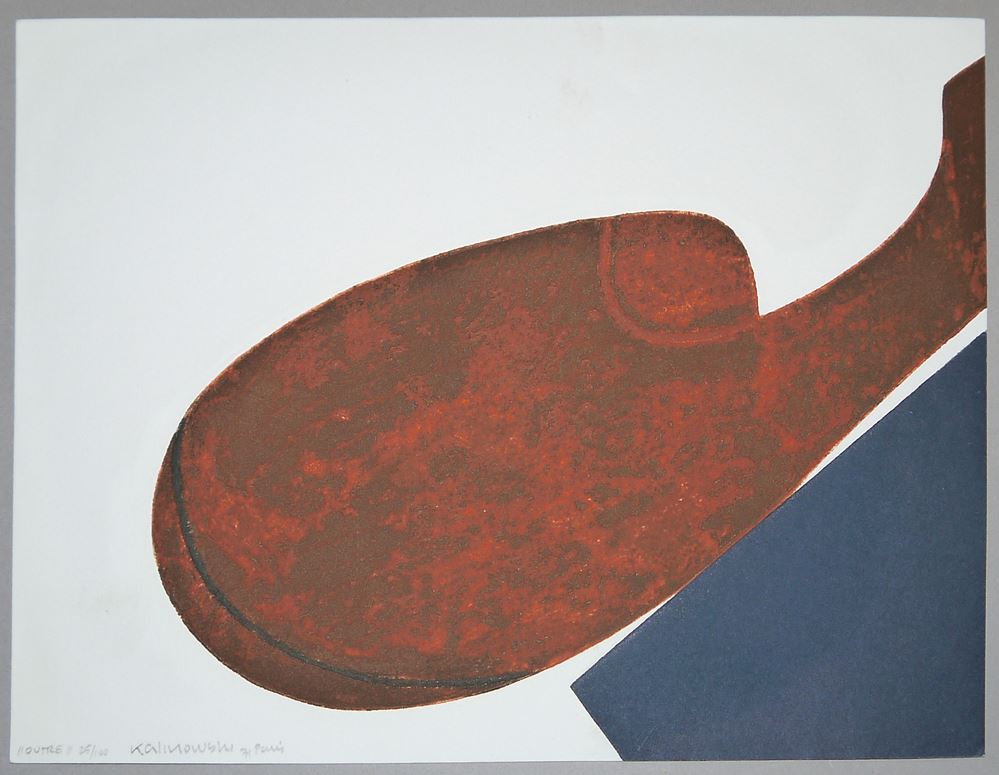 0232-Horst Egon Kalinowski, 8 informelle Farblithographien, Paris 1971 – Bild 5