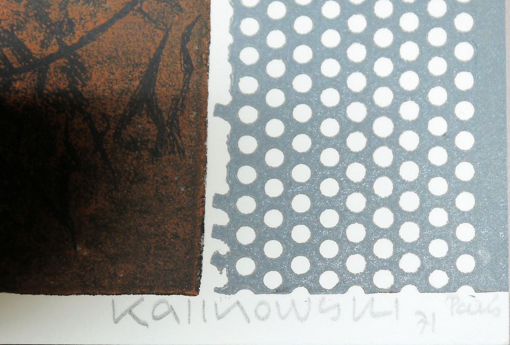 0232-Horst Egon Kalinowski, 8 informelle Farblithographien, Paris 1971 – Bild 8