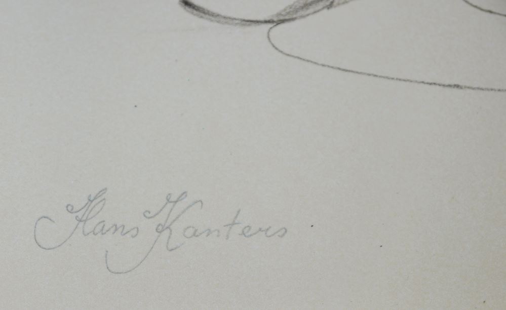 0233-Hans Kanters, Mischwesen, 2 signierte Farblithographien – Bild 2