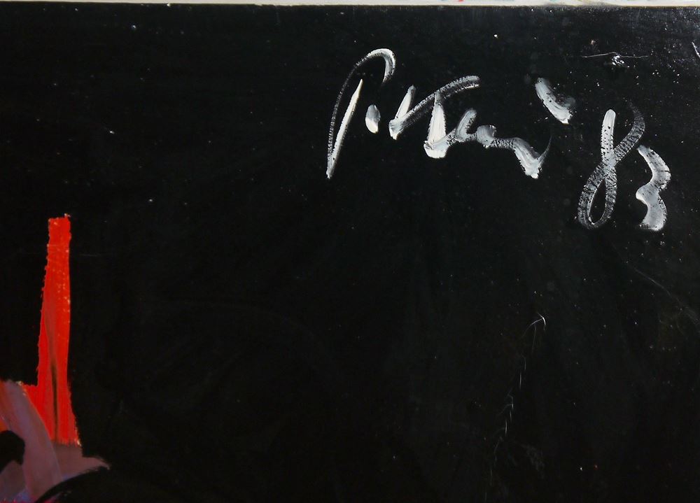0234-Peter Robert Keil, Neo-expressive Frauenbilder, 2 große Ölgemälde von 1978 & 1983, für Selbstabholer (150/155 x 100/105cm) – Bild 5
