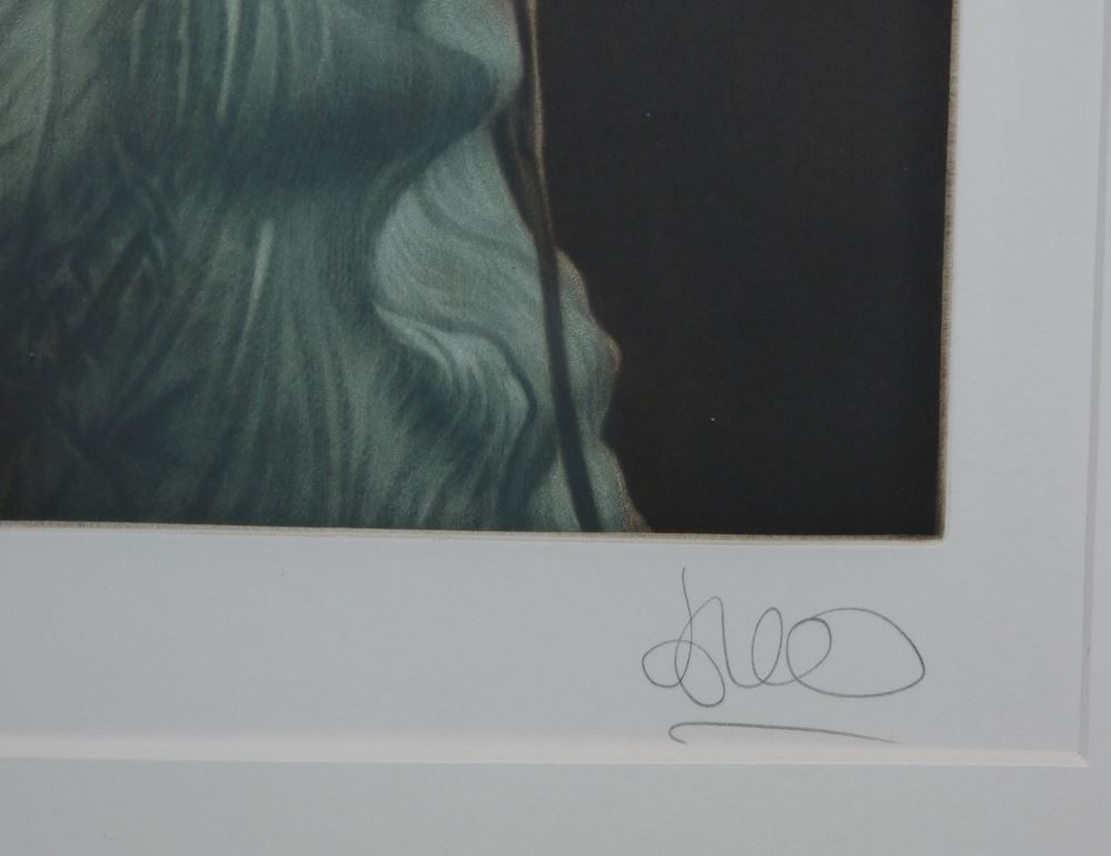 0241-Willi Kissmer, Frauenakte, 3 signierte Farbradierungen von 1999, galeriegerahmt – Bild 2