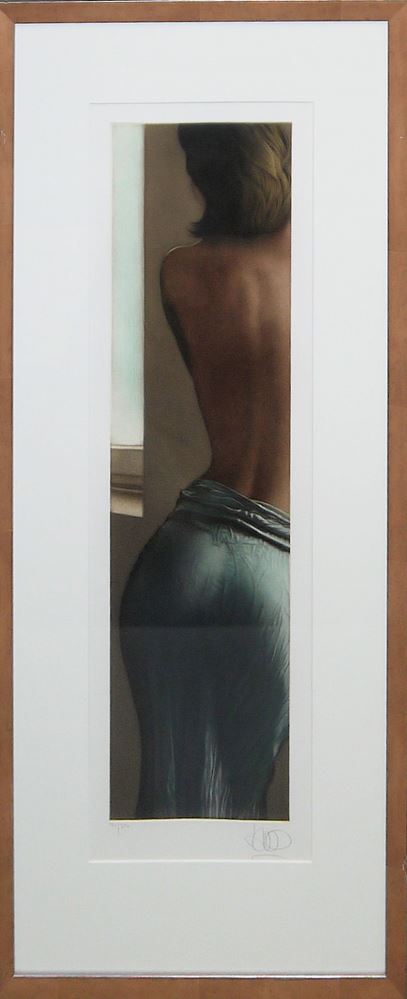0241-Willi Kissmer, Frauenakte, 3 signierte Farbradierungen von 1999, galeriegerahmt – Bild 3