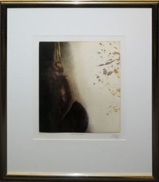 0242-Willi Kissmer, Rückenakt und Halbakt, 2 signierte Farbradierungen, galeriegerahmt