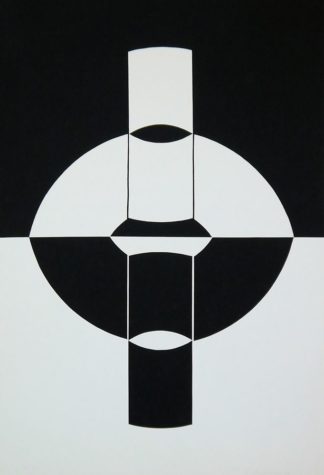0252-Konkret-Konstruktive Kunst: Sammlungsnachlass mit 6 sign. Farbsiebdrucken ab 1962 (alle je 60 x 42 cm)