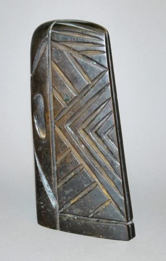 0270-Rainer Kriester, "Kopfzeichen XVIII", Bronzeplastik