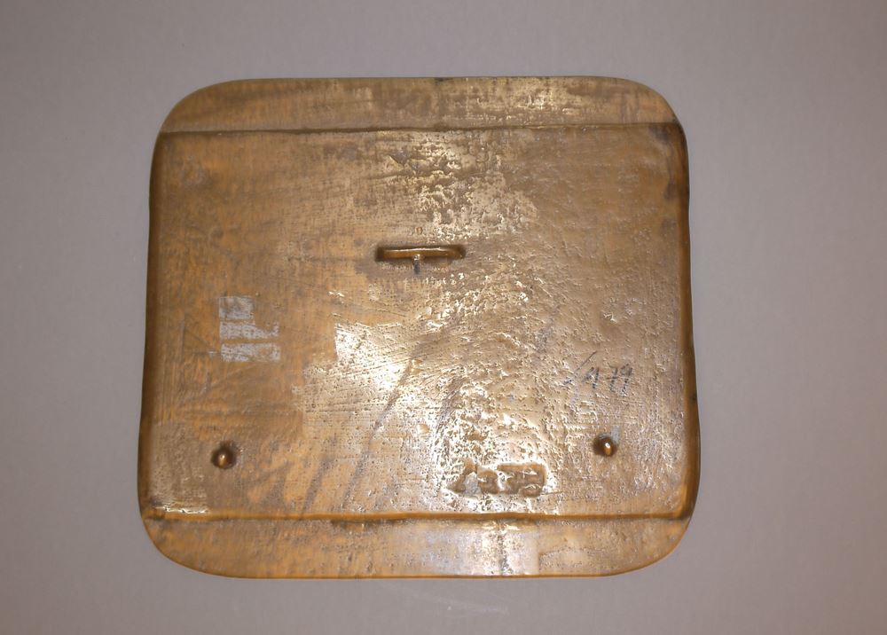 0281-Helmut Lander, Köpfe, Bronzerelief von 1979 - Image 3