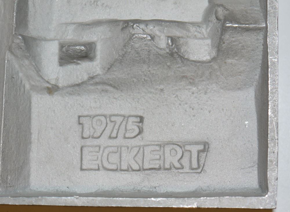 0290-Helmut Lander, Diptychon "Eckert", Paar Metallreliefs von 1975 – Bild 2
